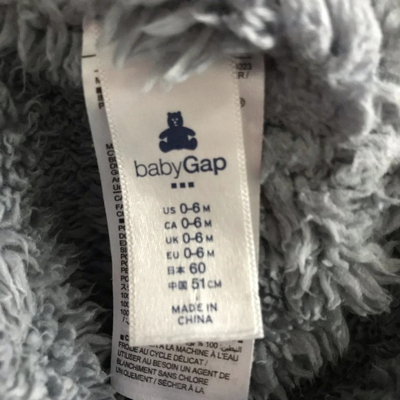 4/$20🥳 Baby Gap Gray  Bunny Ears Beanie - Picture 5 of 5